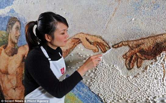 Artist creates life-size replica of the Sistine Chapel ceiling - PHOTO