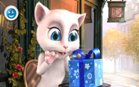 No, the Talking Angela app is not dangerous for your children