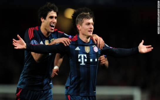 Champions League: Bayern Munich defeats Arsenal, Milan loses