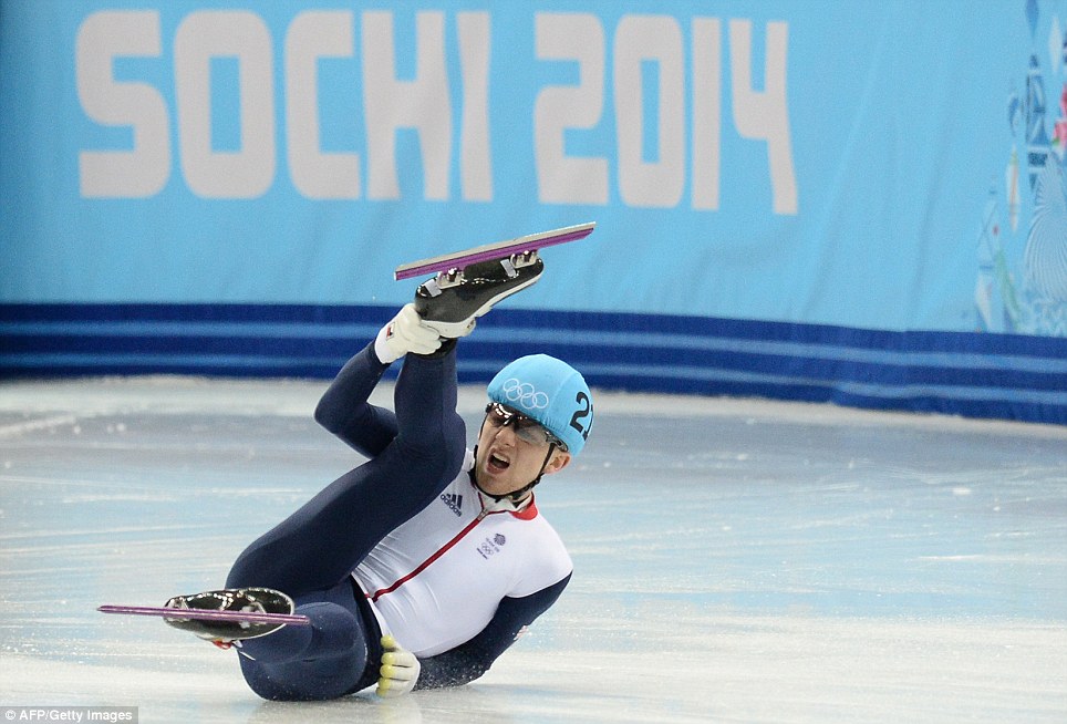 The only thing these speed skaters will be taking home from Sochi - PHOTO