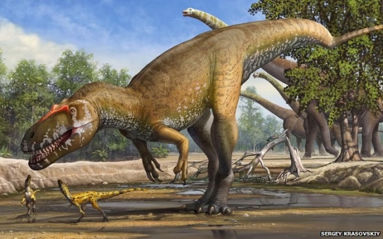 Ferocious dino was European giant