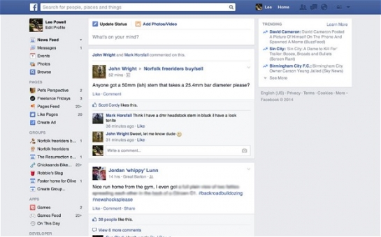 Facebook unveils simplified News Feed page