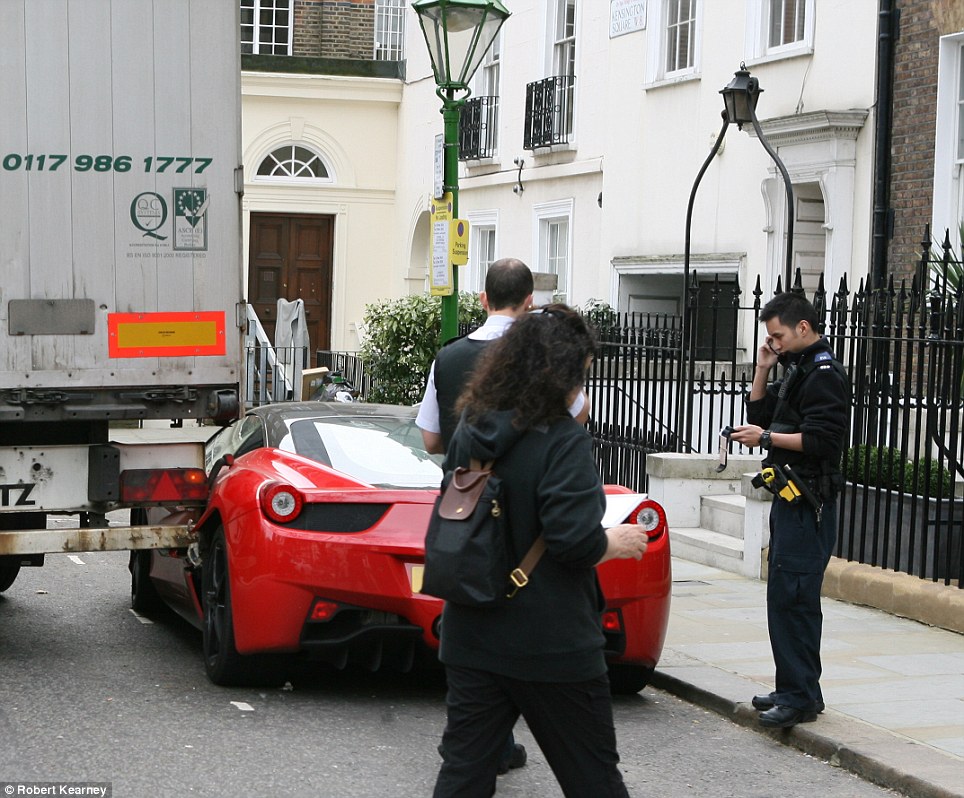 Owner of £170,000 Ferrari returns to find tens of thousands of pounds worth of damage - PHOTO+VIDEO