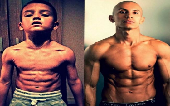 Eight-year-old bodybuilder becomes an internet sensation - PHOTO