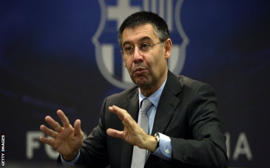 Barcelona transfer ban an injustice - president Josep Maria Bartomeu