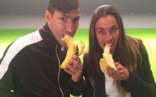 Dani Alves: Barcelona player backed by banana-eating stars