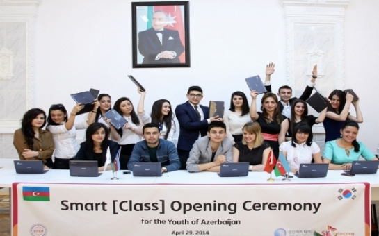 SK Telecom opens ‘Smart Class’ in Azerbaijan