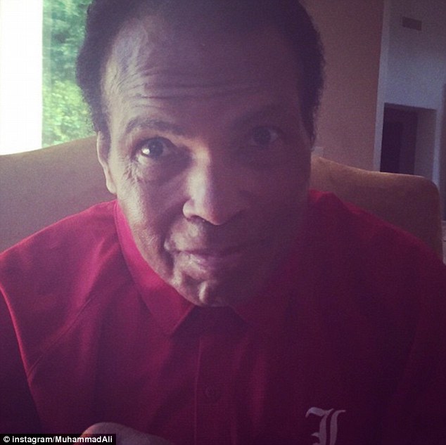 Muhammad Ali, 72, takes to Instagram