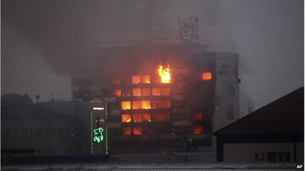 Chechen police killed by militants in Grozny