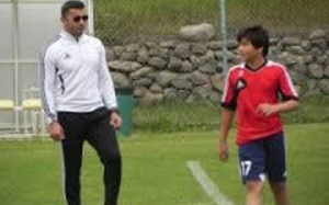 Сын Гурбана Гурбанова порадовал отца, забив два гола ...Карабаху