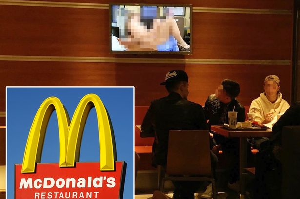 McDonald's показал посетителям откровенное видео