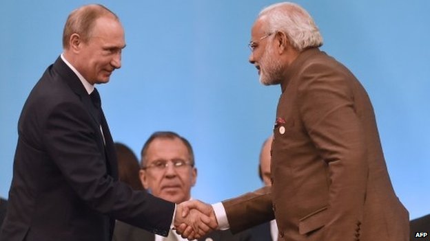 Russia India: Putin on visit to broker energy deals