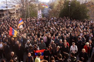 Очередной митинг армянской оппозиции - ВИДЕО