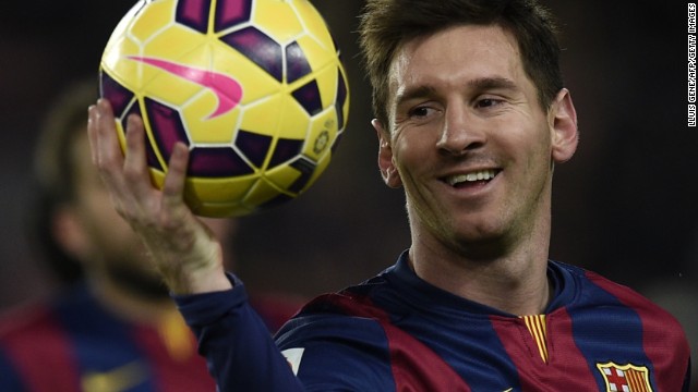 Lionel Messi keeps pace with Cristiano Ronaldo in hat-trick race