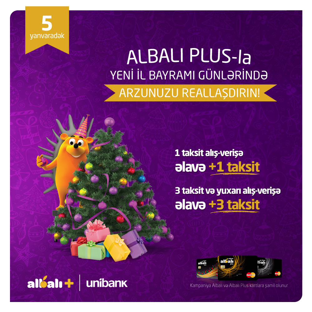 Albalı Plus-dan  Yeni il hədiyyəsi