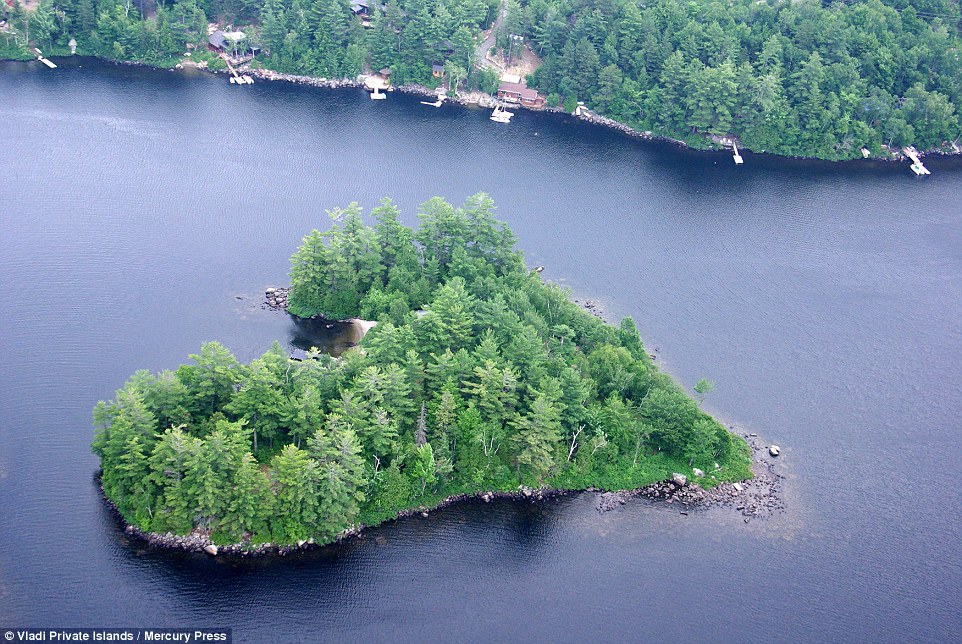 Heart-shaped island goes on the market for $1million