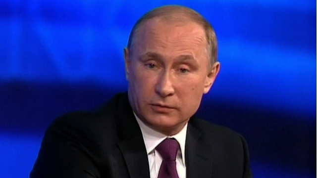 Putin: 'We're not warmongers'