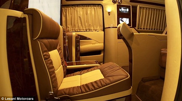 Pimped-out Cadillac Escalade boasts 48in curved TV and 24-karat gold-plating