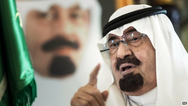 Saudi King Abdullah suffering from pneumonia