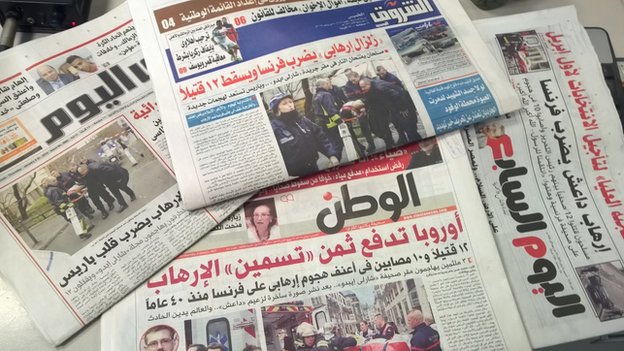 Paris attack: Middle East press condemns killings