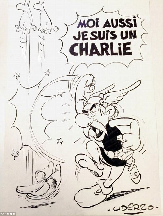 Asterix returns to pay tribute to the Charlie Hebdo victims