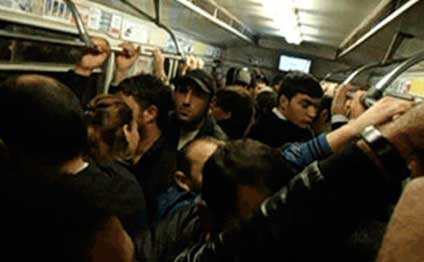 Драка в бакинском метро
