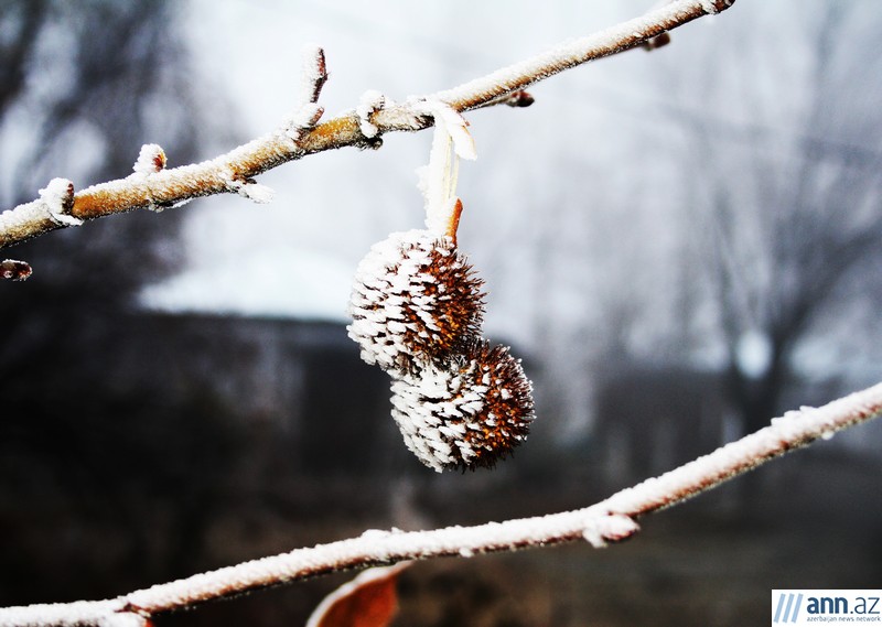 Views of winter in Azerbaijan