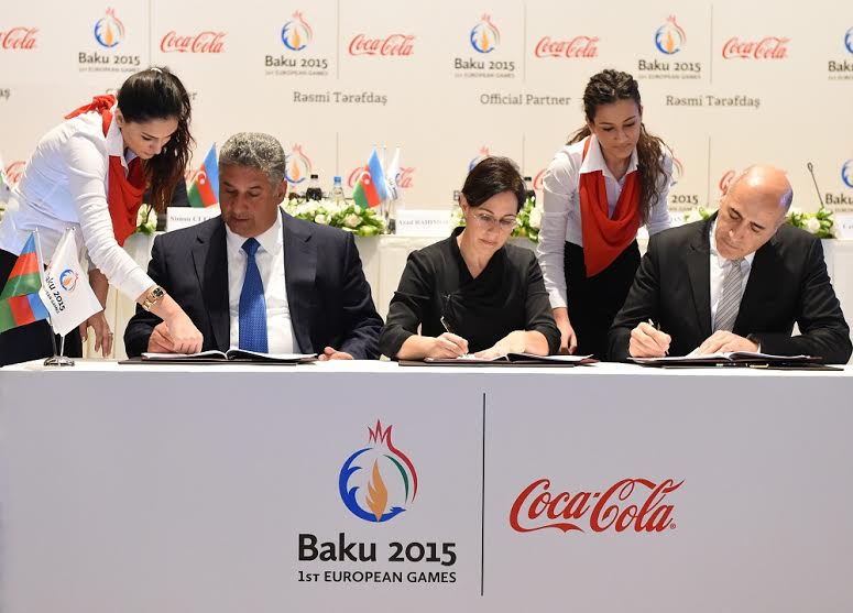 Baku 2015 European Games signs Coca-Cola as official partner