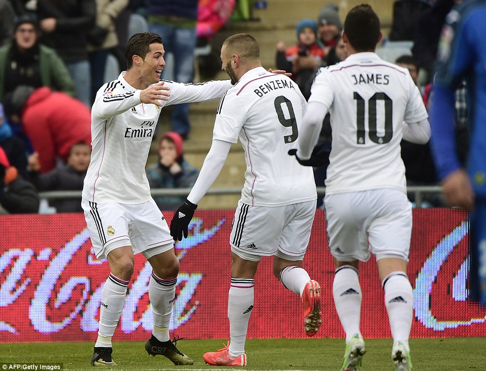 Getafe 0-3 Real Madrid