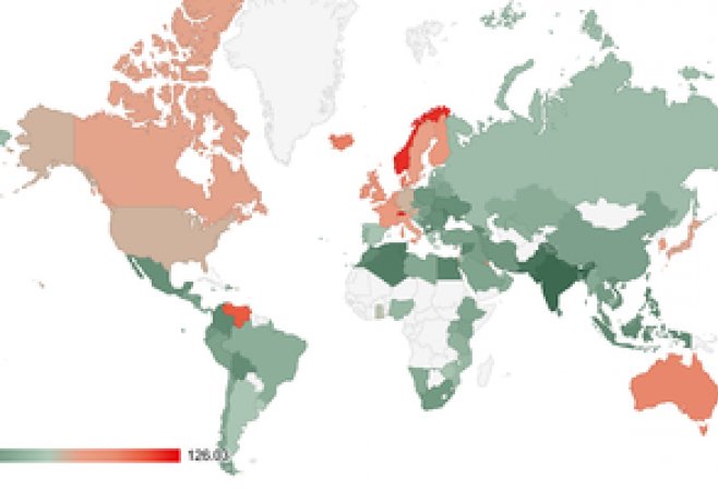 Список стран по уровню жизни на 2015 год