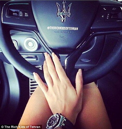 Instagram's Rich Kids of Tehran claim to show off their £250,000 cars