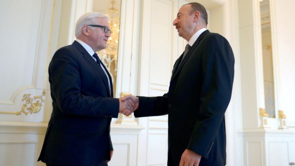 Ильхам Алиев на встрече со Штайнмайером