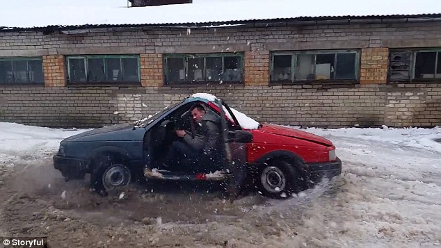 Car made from two front ends welded together