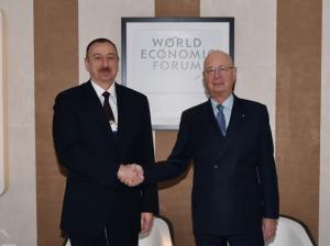 Ильхам Алиев встретился с председателем ВЭФ