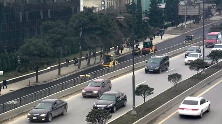 Bakıda daha bir yol bağlandı - XƏBƏRDARLIQ