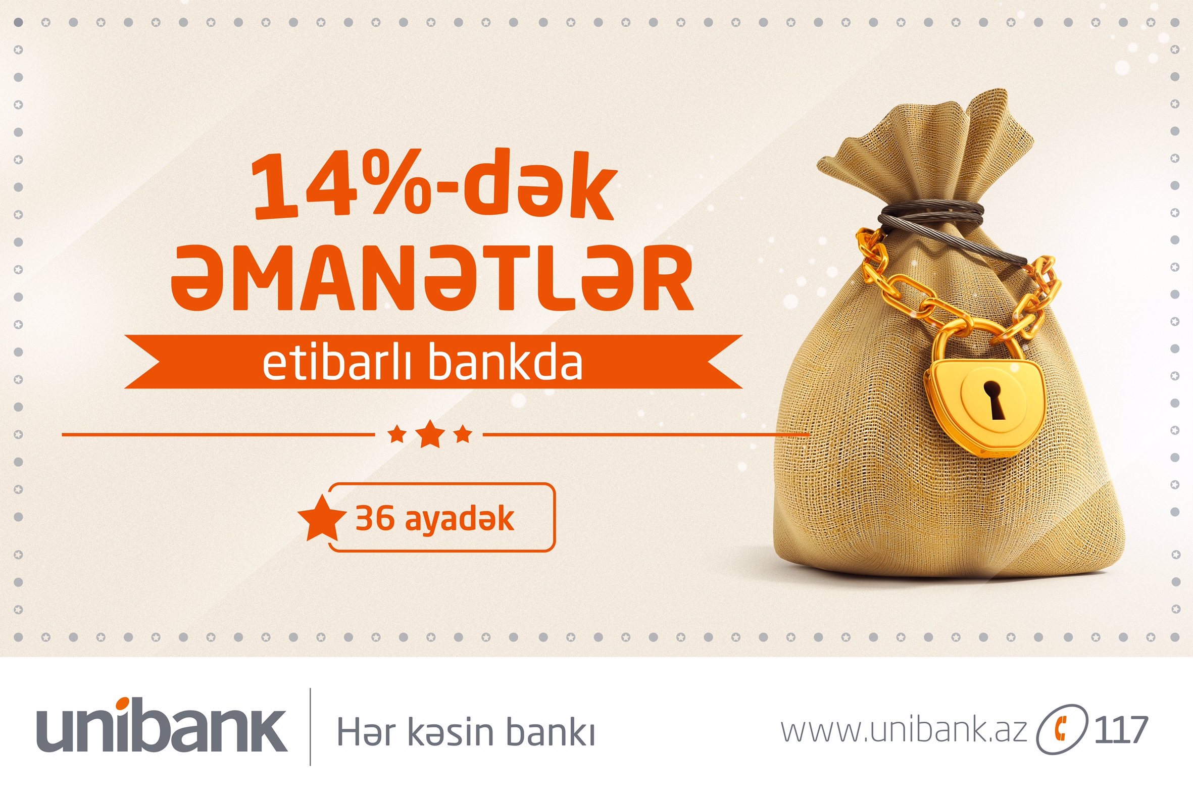 Unibank повысил проценты по депозиту