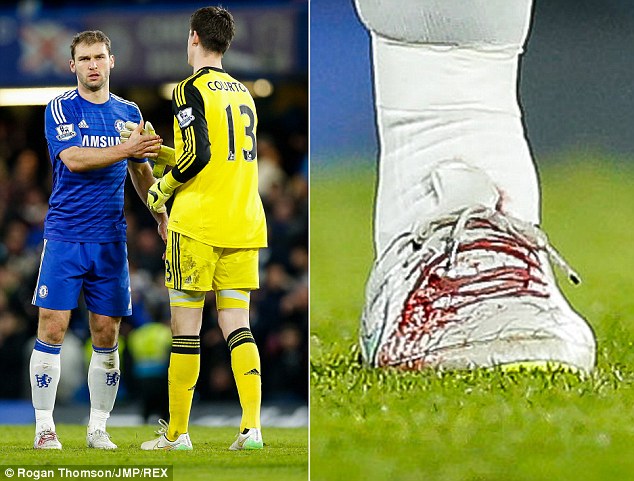 Ivanovic's bloodied boot should go straight to the academy