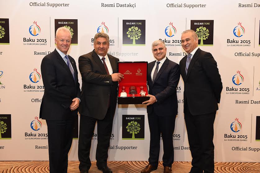 Baku 2015 European Games signs Azersun and Bazarstore as official supporters