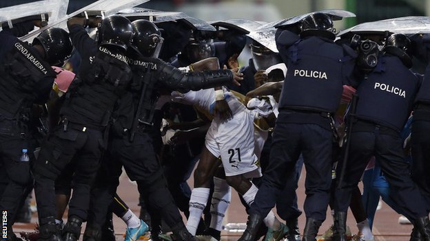Africa Cup of Nations: Semi-final was 'war zone', says Ghana FA