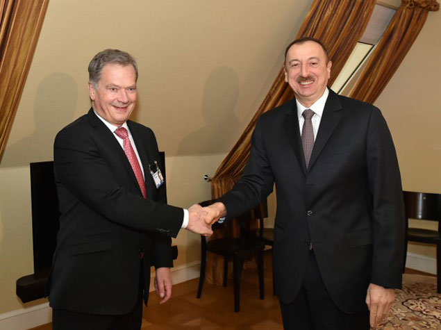 Presidents of Azerbaijan and Finland meet in Munich