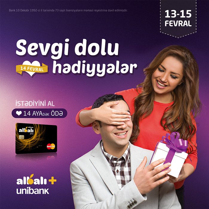 Unibankdan əsl sevgi hədiyyəsi