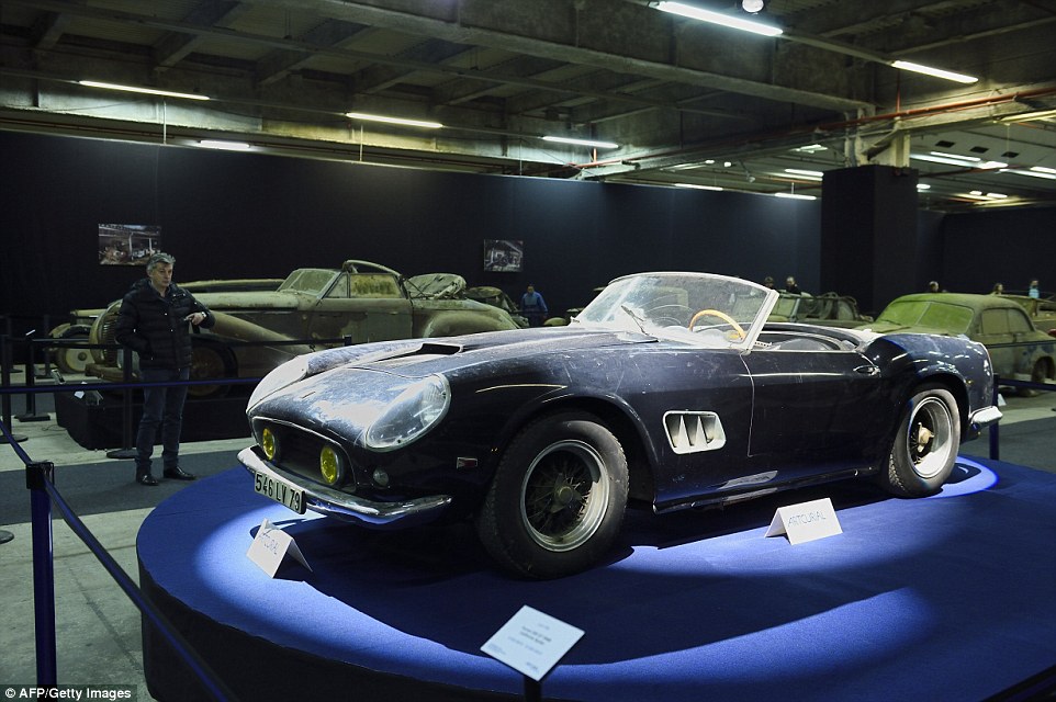 Rare Ferrari found rusting in an abandoned French barn