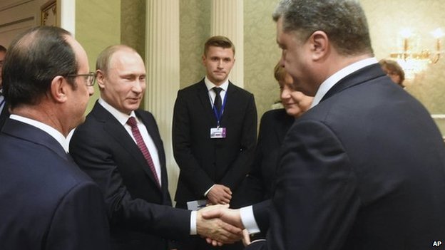 Ukraine crisis: Leaders agree peace roadmap