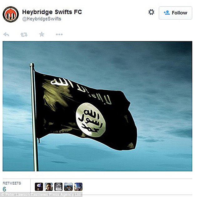 Islamic State's latest target in their hacking war on football club with crowds of 100