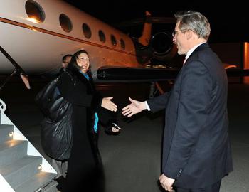 Viktoria Nuland arrives in Baku