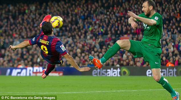 Luis Suarez's bicycle kick against Levante was no fluke