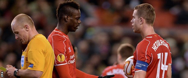 Mario Balotelli showed disrespect to Henderson - Steven Gerrard