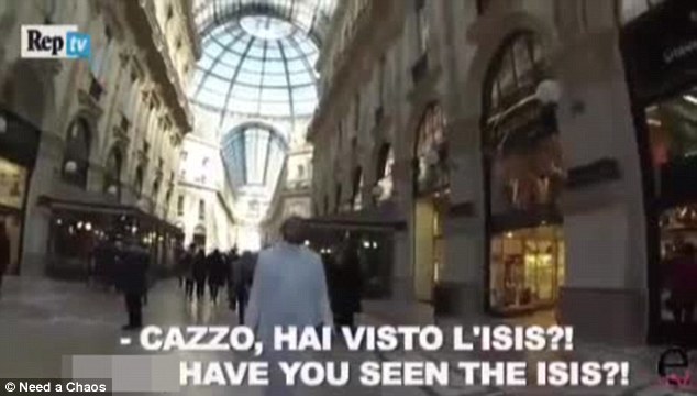 Egyptian student walks streets of Milan dressed as a Muslim preacher