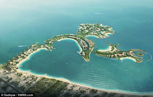 World's first man-made island