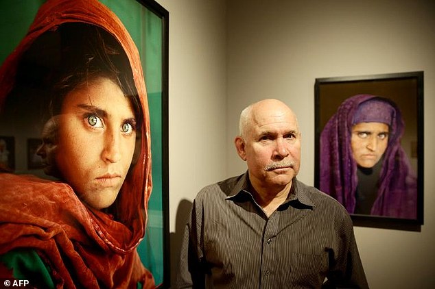 Afghan refugee's face is seen again